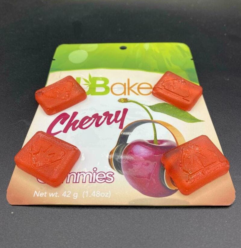 Cherry Gummies 100mg | uBaked Extracts