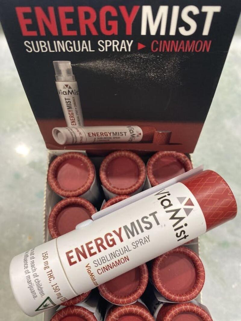 Cinnamon Energy Mist 150mg THC/150mg CBD - Sublingual Spray