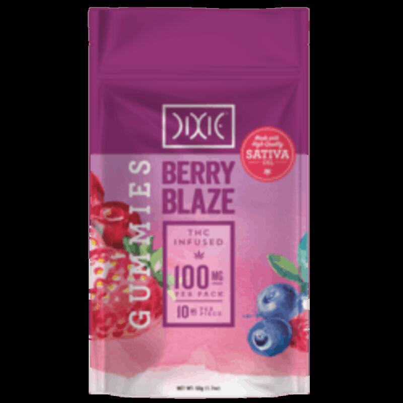 Berry Blaze Sativa Gummies 200mg | Dixie