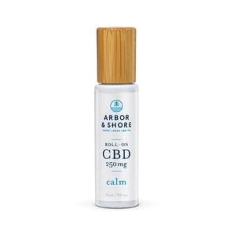 Calm 250mg CBD Roll-On | Arbor and Shore (MED)