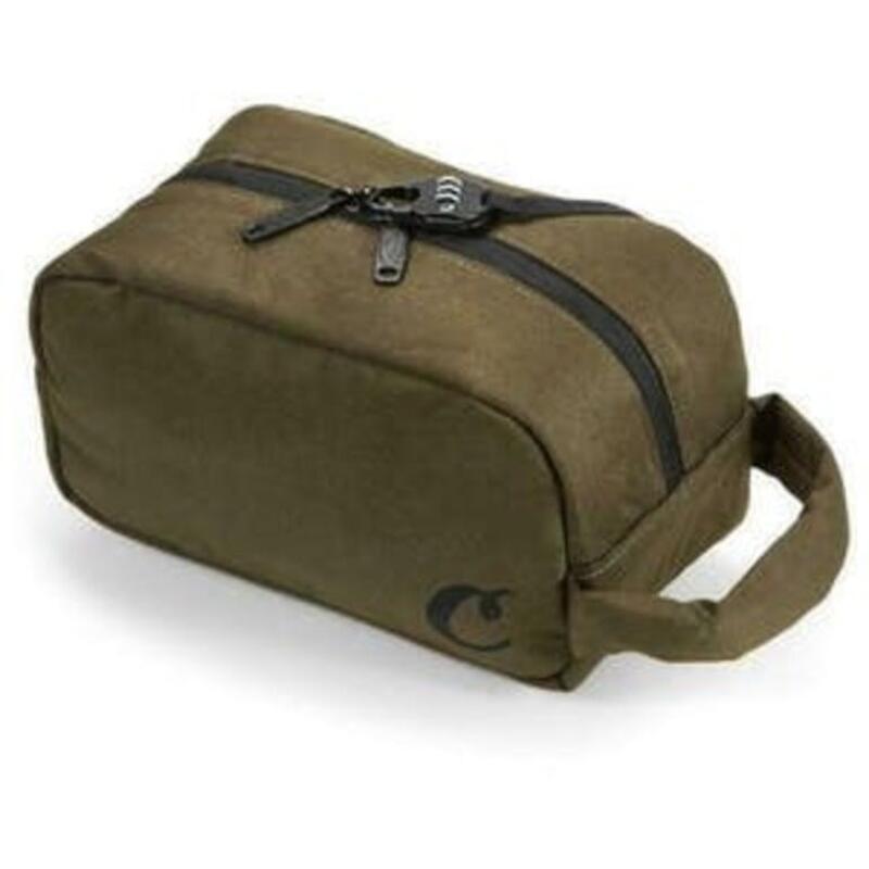 Canvas Poly Stash/Toiletry Bag Olive | Cookies (REC)