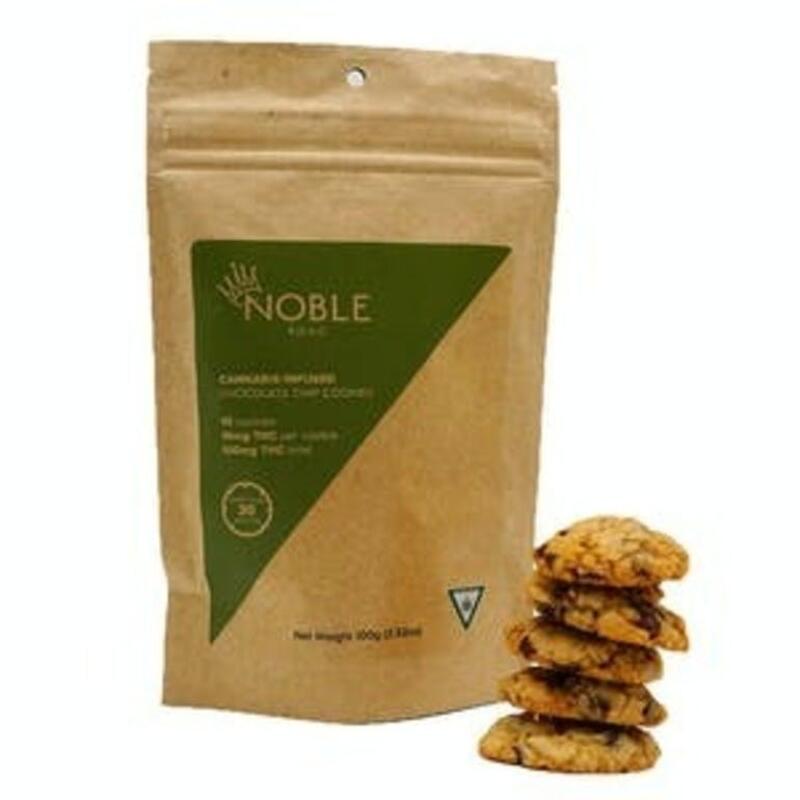 Chocolate Chip 100mg Hash Rosin Cookies | Noble Road (REC)