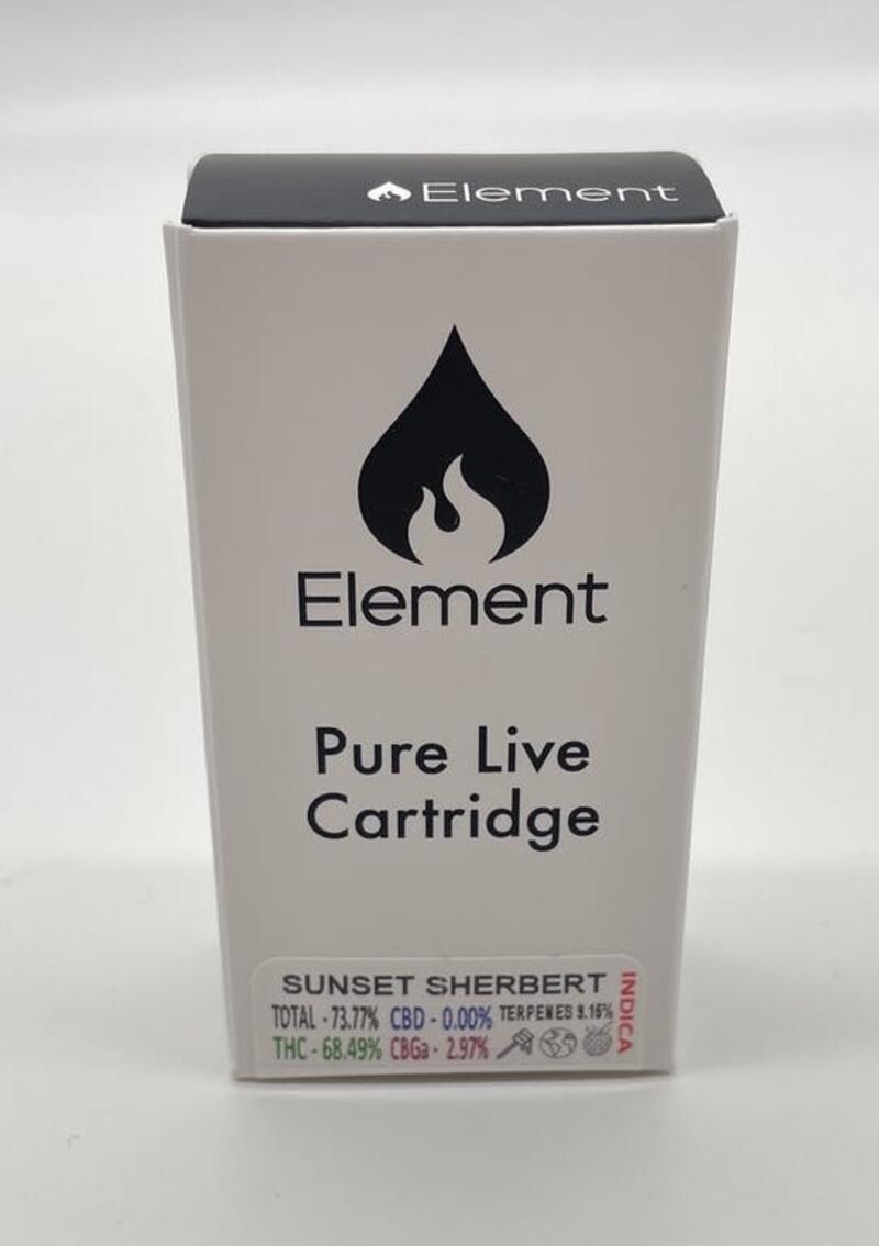 Element Pure Live Cart 0.5g - Sunset Sherbert