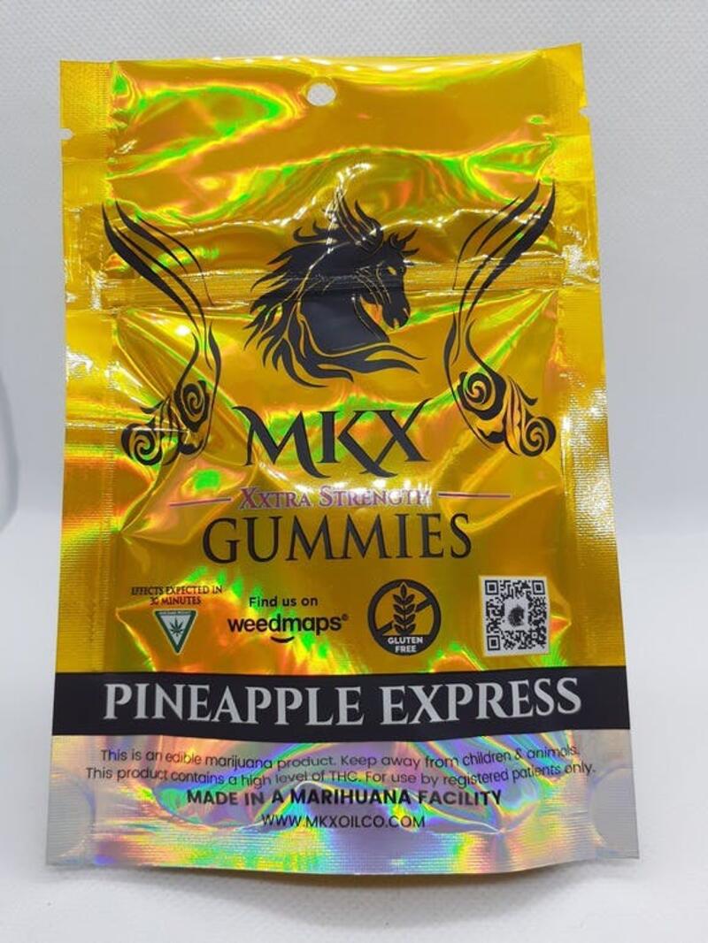 MKX Pineapple 200mg Gummies