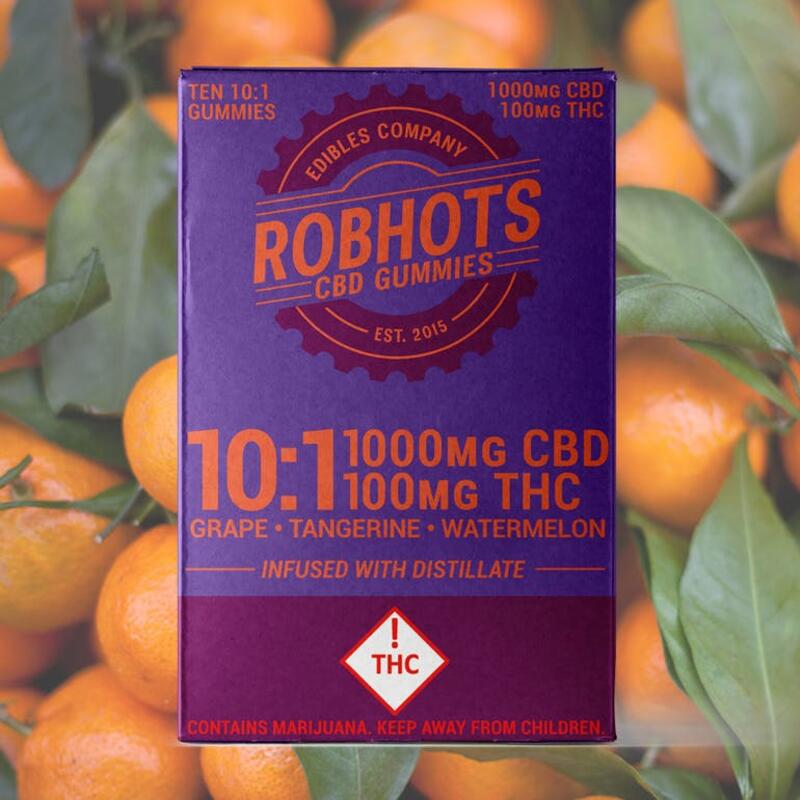 ROBHOTS - ROBHOTS 10:1 CBD GUMMIES 100 MILLIGRAMS