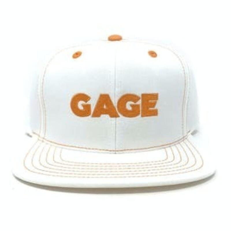 Gage White Flat Bill Cap (MED)