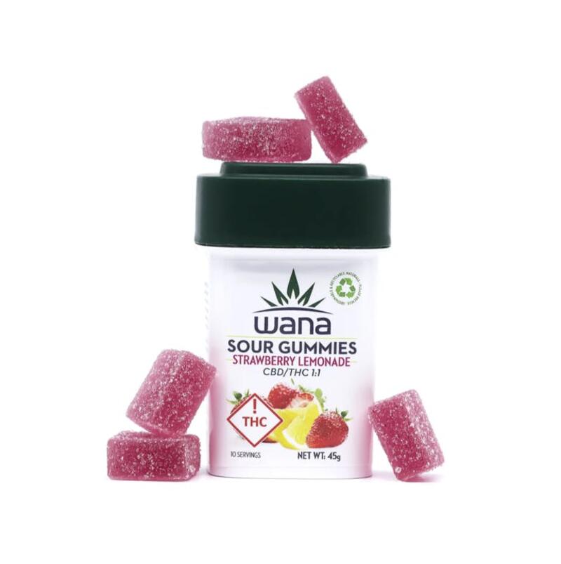 -High life farms-Wana Gummies - Strawberry Lemonade 200mg