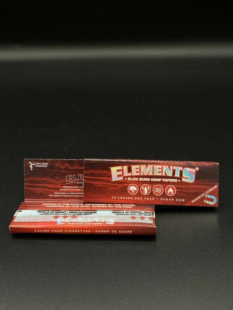 (MERCH) Element Rolling Papers - Ultra Thin Hemp 1 1/4