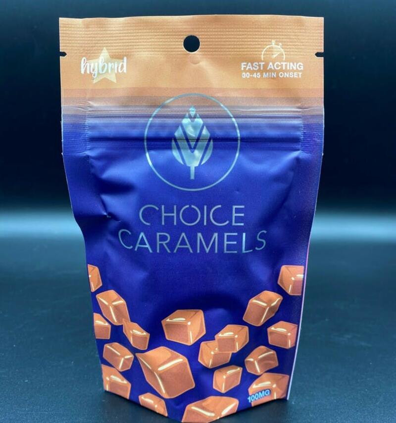 (MED) Caramel Bites - 100mg - Choice