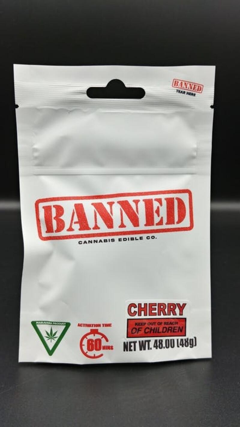 (MED) Cherry Cluster Bitez 4-pack - 100mg - Banned