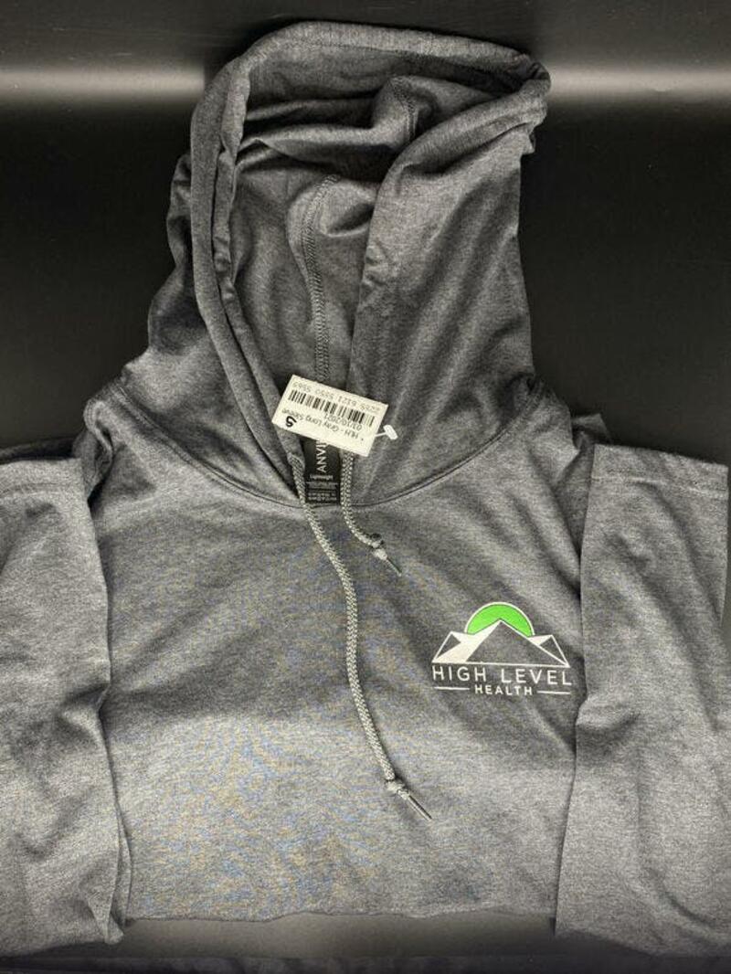 (MERCH) Gray Hoodie (Pull-Over) - S - High Level Health
