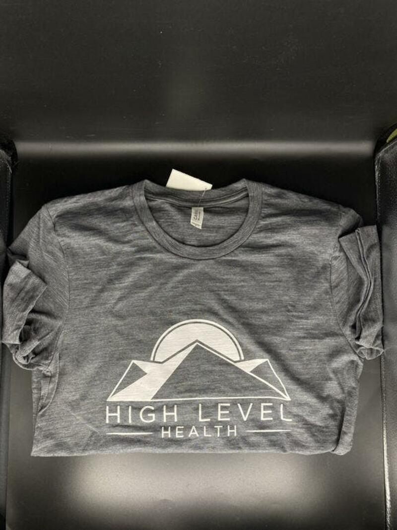 (MERCH) Gray Logo Shirt - XL - High Level Health
