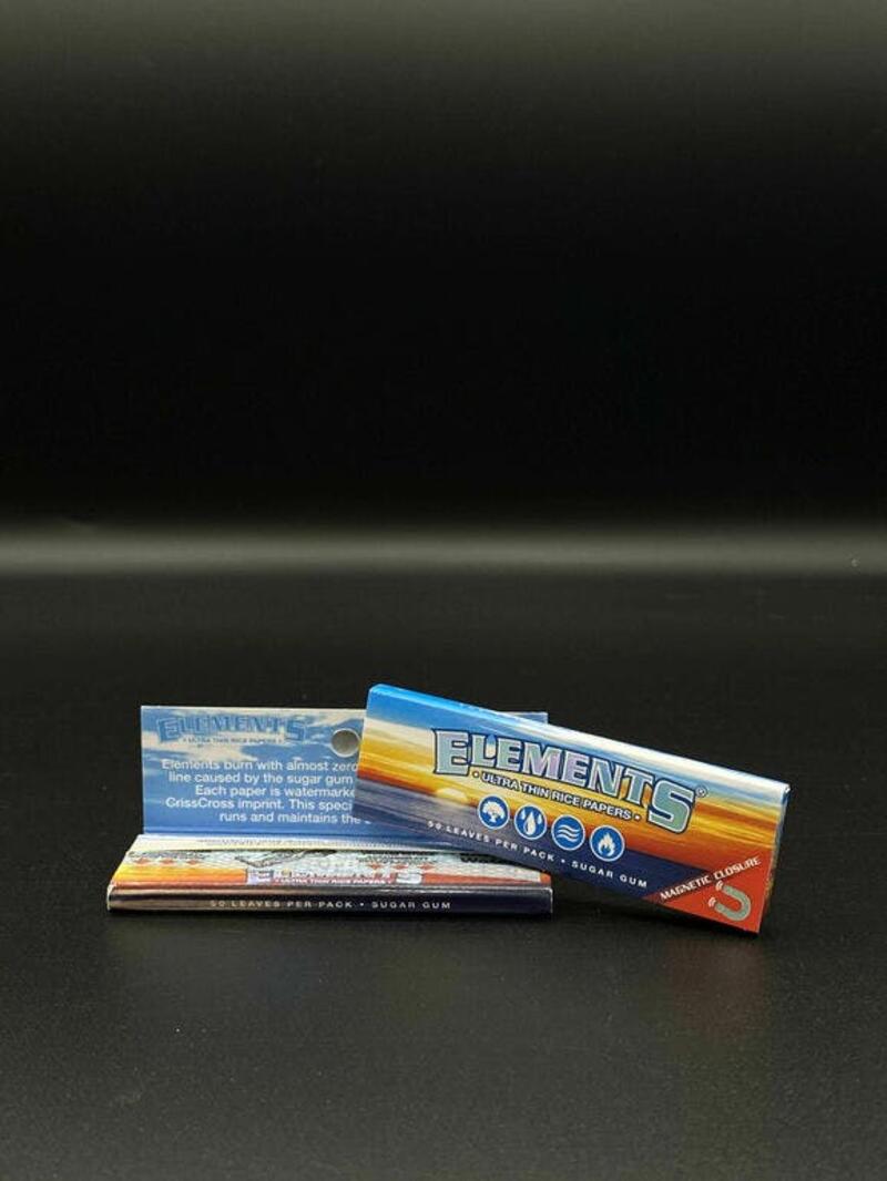 (MERCH) Element Rolling Papers - Ultra Thin Rice 1 1/4