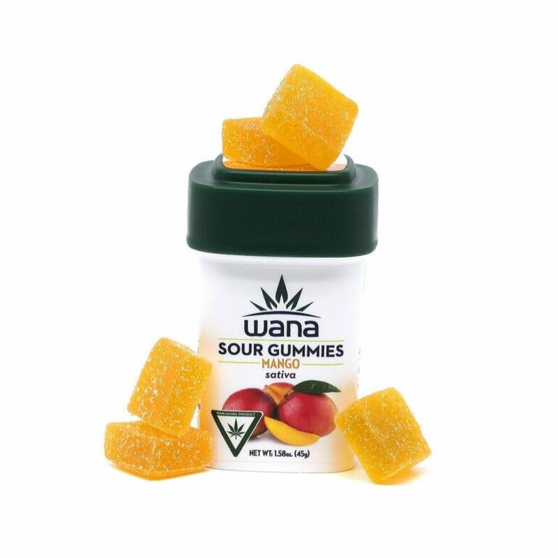 (MED) Mango Sativa Gummies - 100mg - Wana