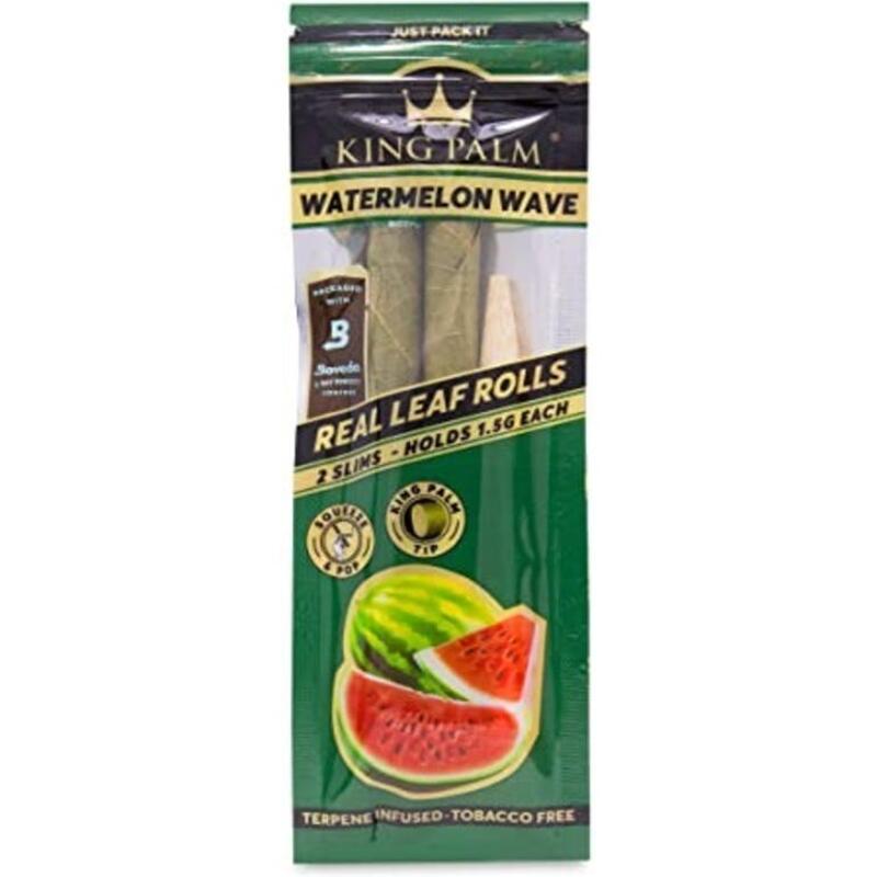 2pk | King Palm Watermelon | Rolling Papers