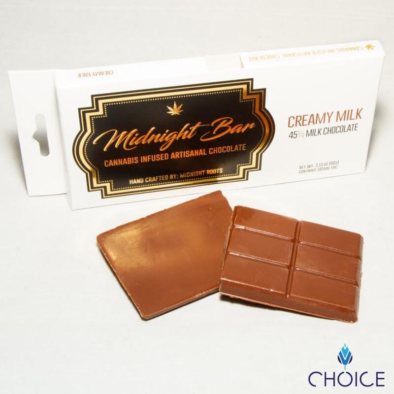 Midnight Bars - Creamy Milk Chocolate - 100mg