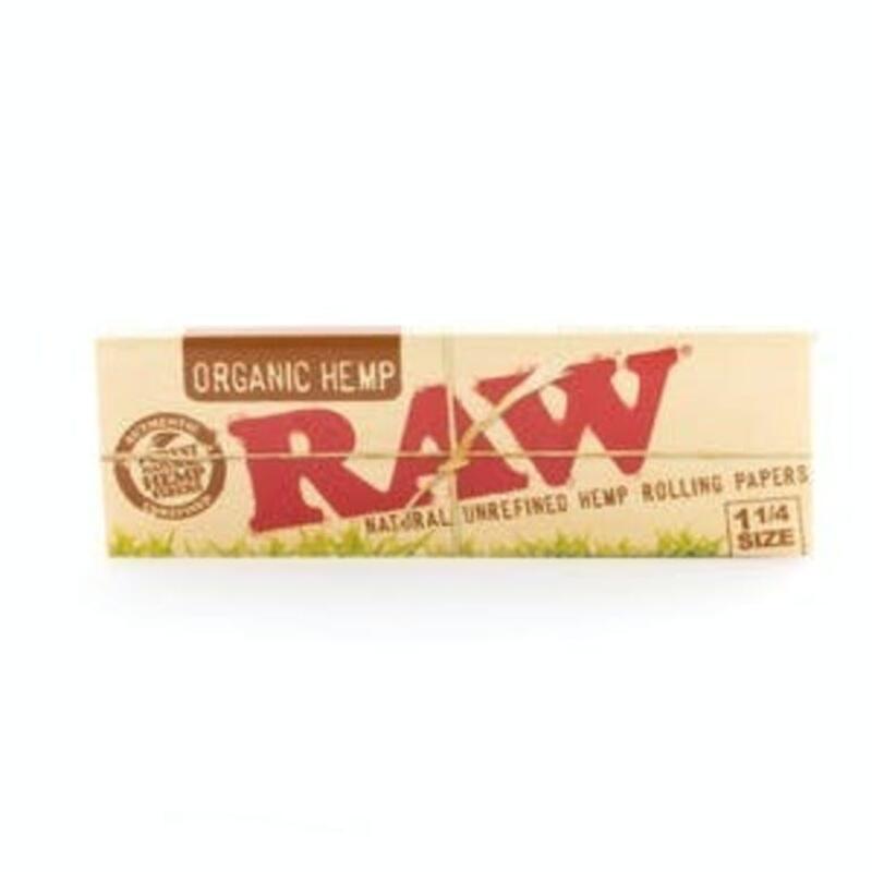 1 1/4 Organic Hemp Papers | RAW (REC)