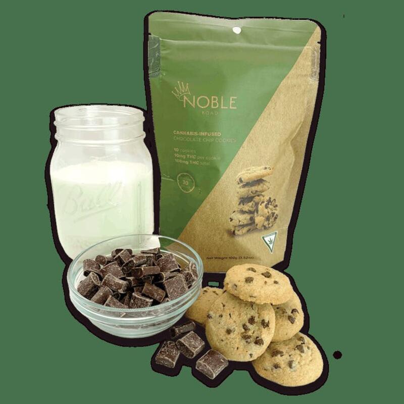 Noble Road - Full Spectrum Chocolate Chip Cookies - 100mg