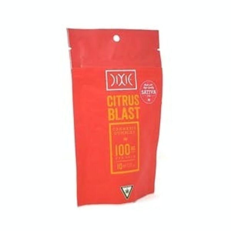 Citrus Blast 100mg Gummies | Dixie (MED)