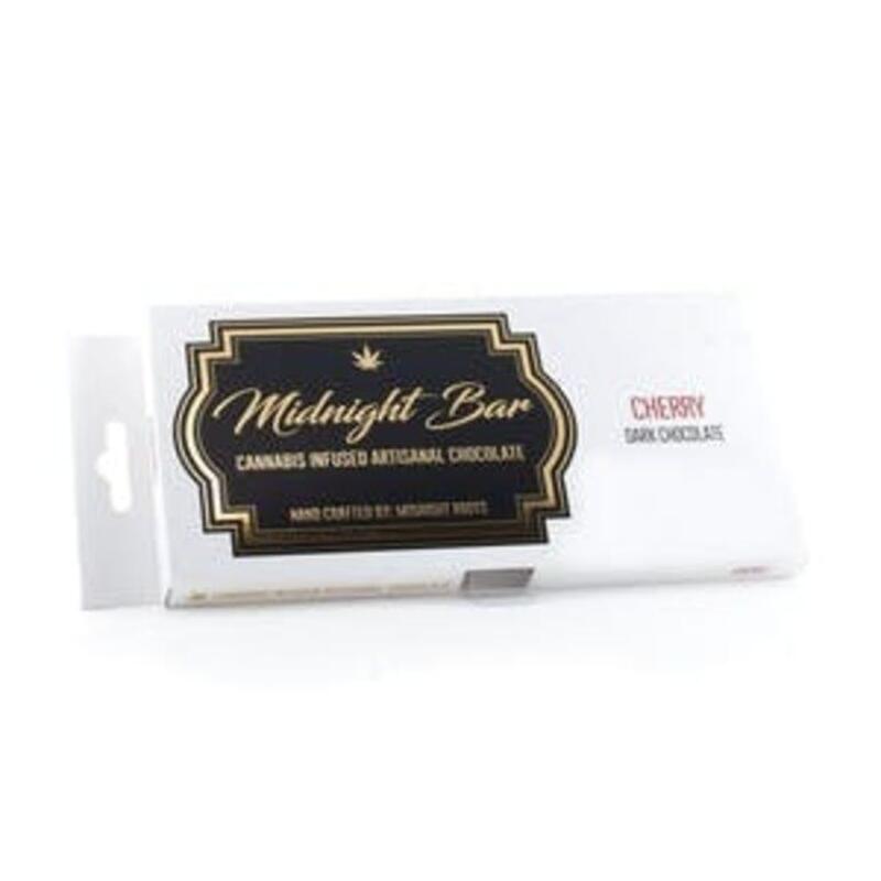 Cherry Dark Chocolate 100mg Bar | Midnight Roots (REC)
