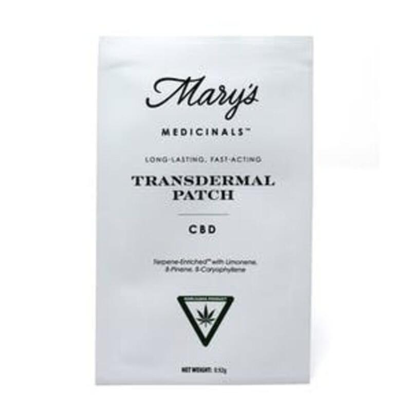 CBD 20mg Transdermal Patch | Mary's Medicinals (REC)
