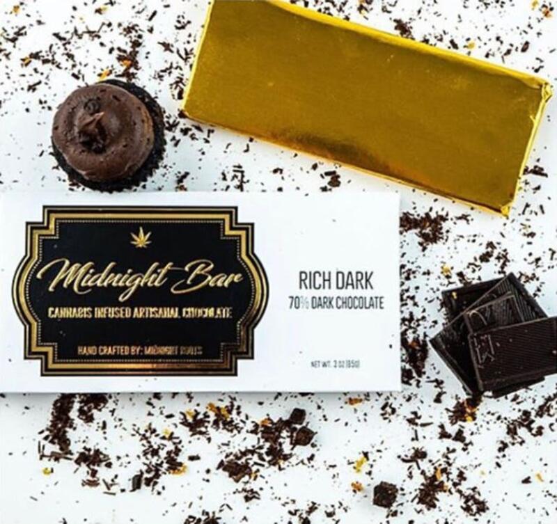 Midnight Bars - Dark Chocolate - 100mg