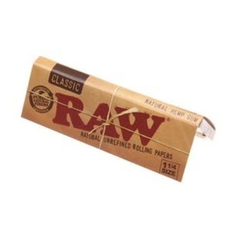 1 1/4 Natural Rolling Papers | RAW (REC)