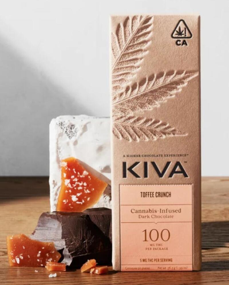 Kiva - Dark Toffee - 100mg