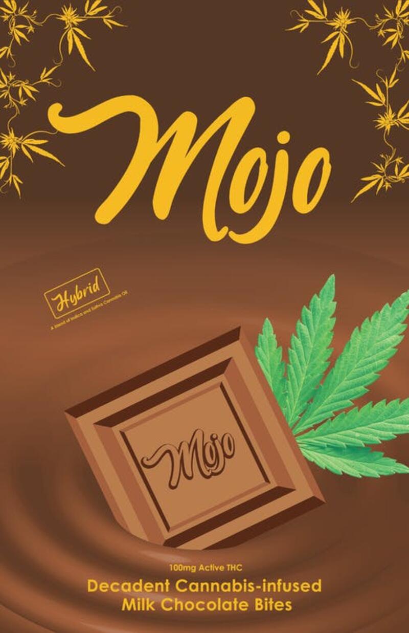 Mojo Chocolates - Milk Chocolate - 100mg