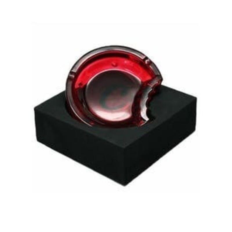 C-Bite Glass Ashtray Red | Cookies (MED)