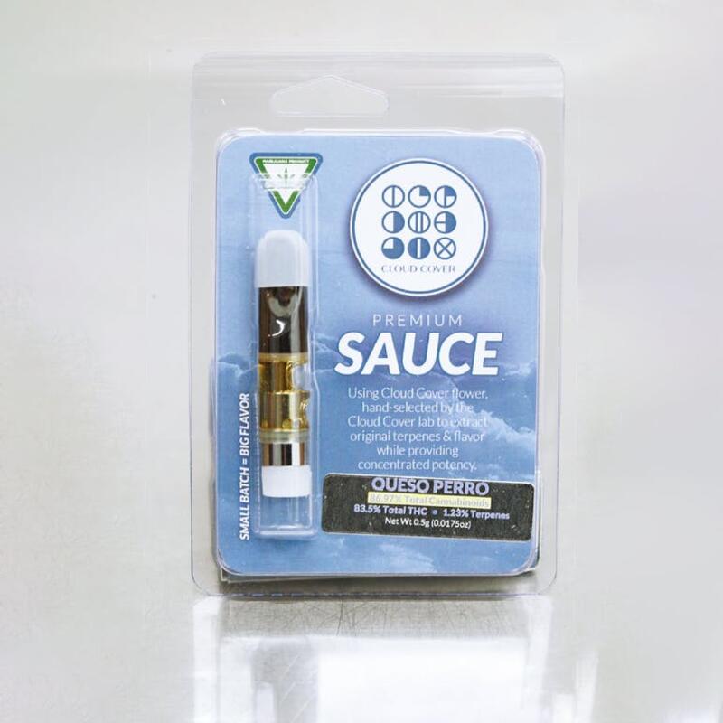Cloud Cover - Queso Perro - Sauce CCELL Cartridge - 1g