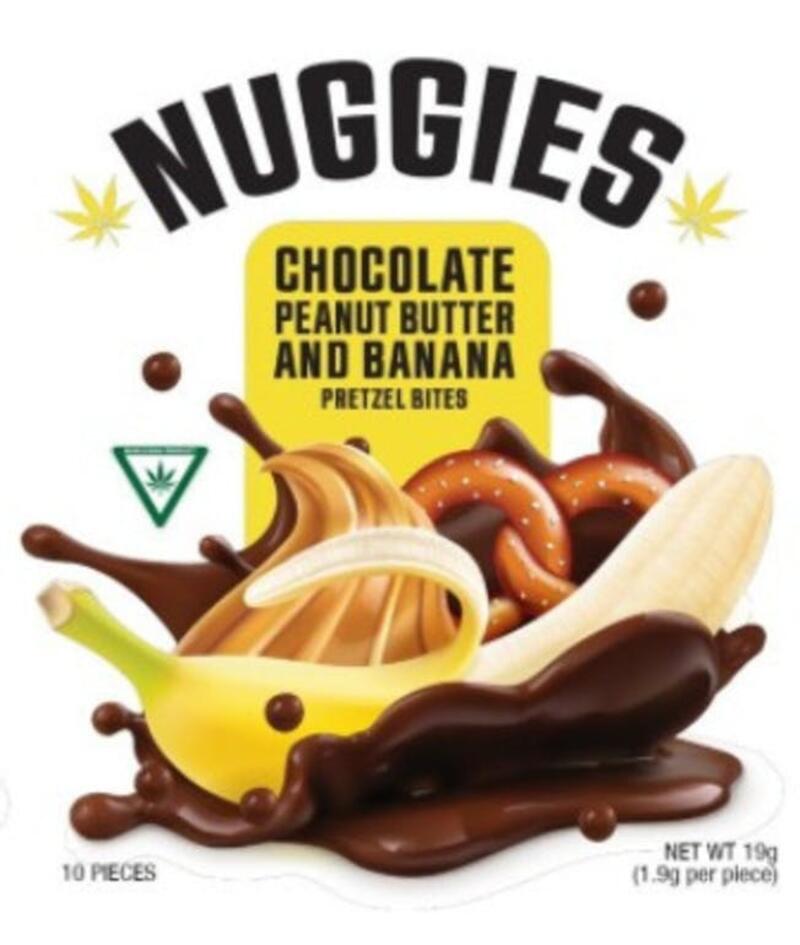 Peanut Butter and Banana Nuggies - 100mg