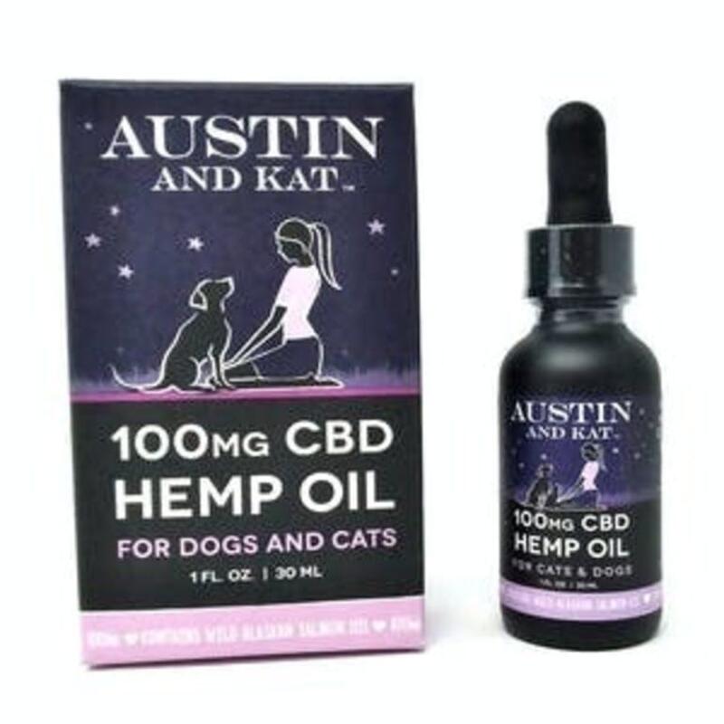 100mg CBD Hemp Oil for Pets | Austin & Kat (REC)