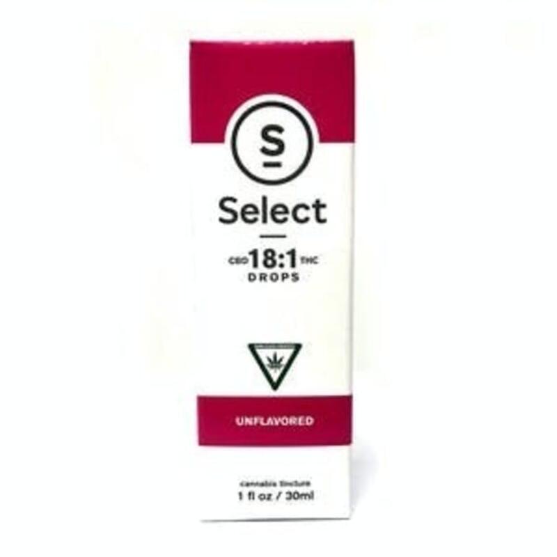 18:1 30ml Tincture | Select (MED)