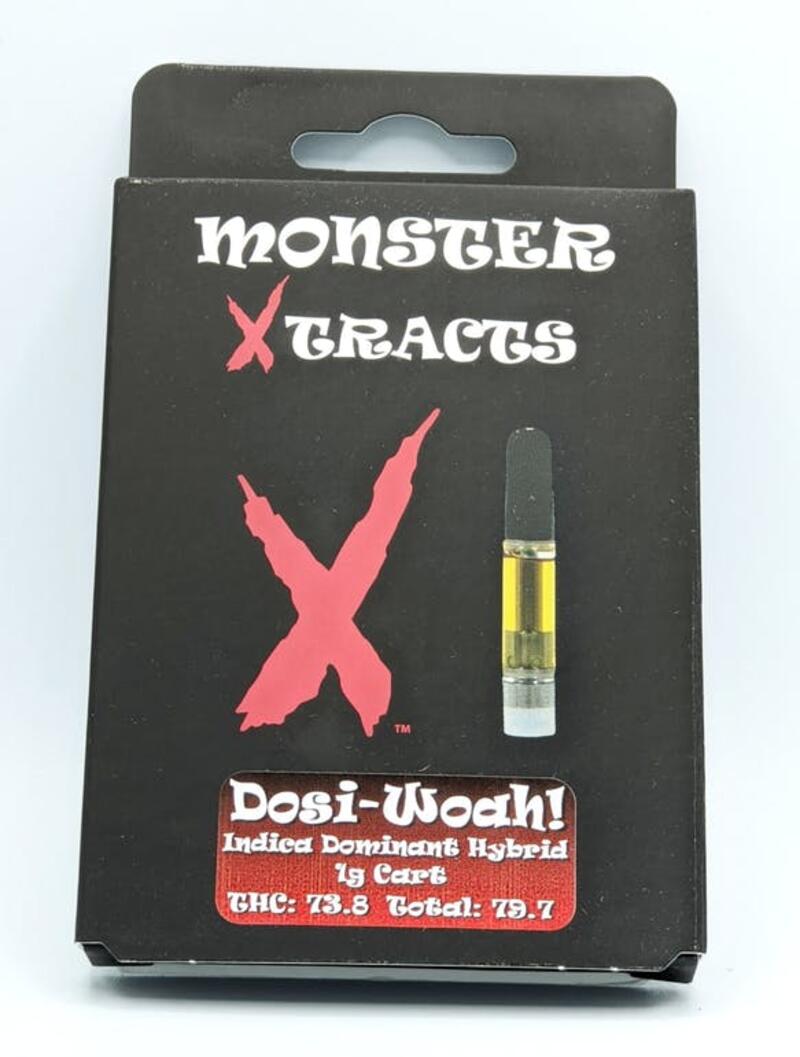 DoSI Whoa | 510 Thread - 1g | Monster Xtracts