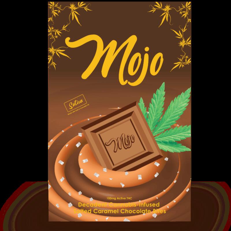 Mojo Salted Caramel Chocolate Bites100mg AU