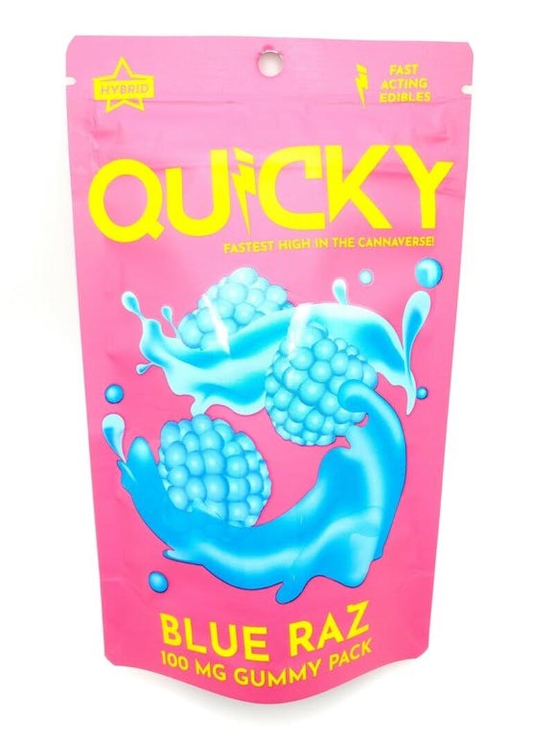 REC - CL | Blue Raz Quicky Gummies | 10x10