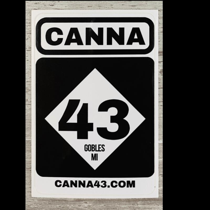 Canna43 Sign Stickers