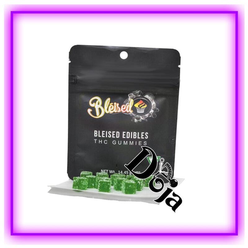 Bleised Edibles - Green Apple 24mg Gummies