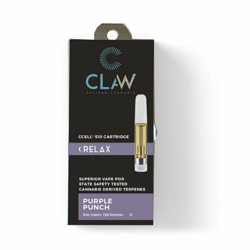 (AU) Claw Cannabis- 1G Cart- Purple Punch