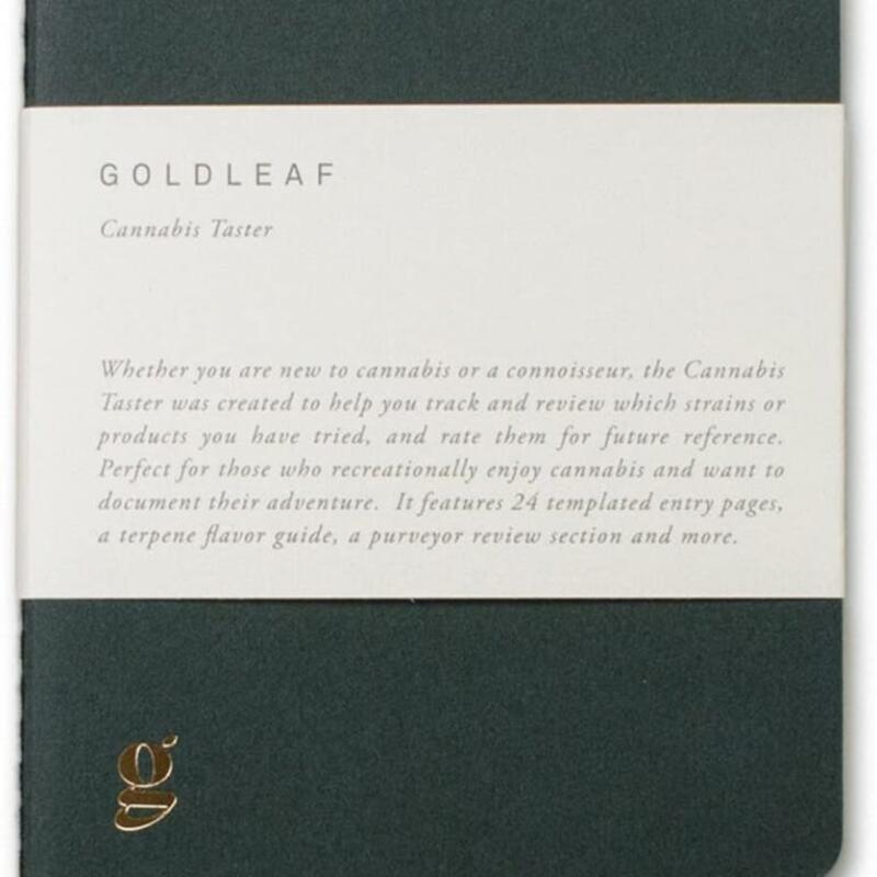 Goldleaf Cannabis Taster Book