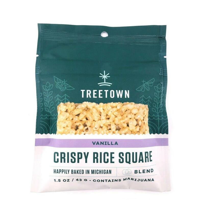 Treetown 100mg Vanilla Rice Crispy Square