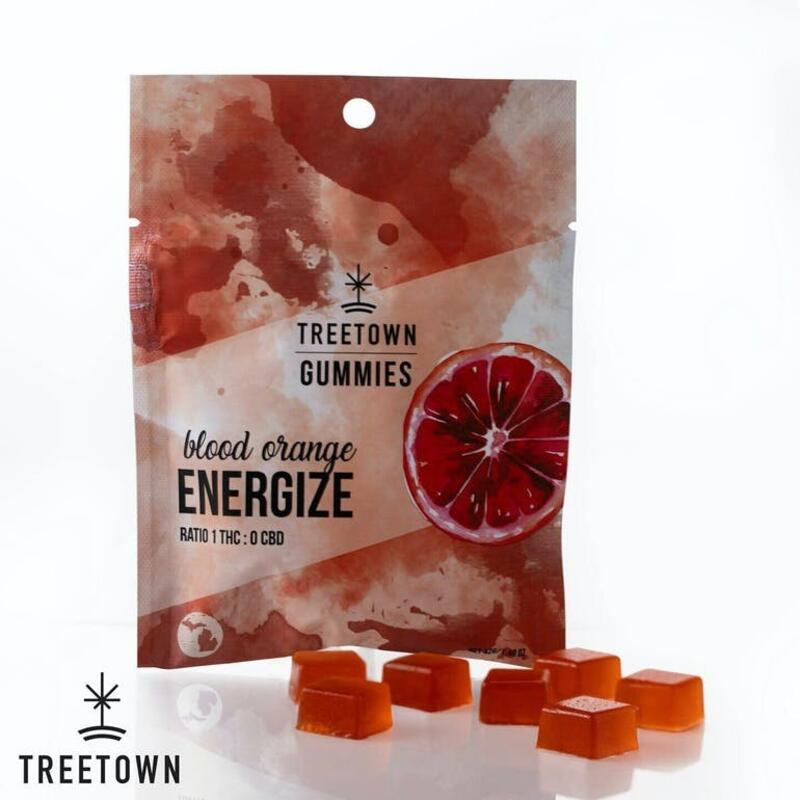 Treetown Blood Orange Energize 100mg Gummies