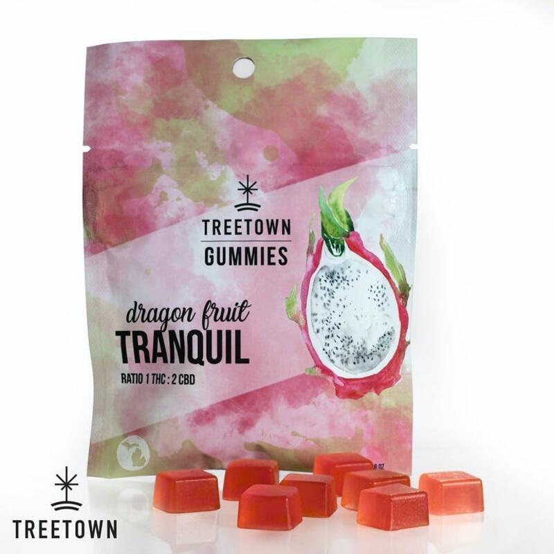 Treetown Dragon Fruit Tranquil 1:2 Ratio Gummies