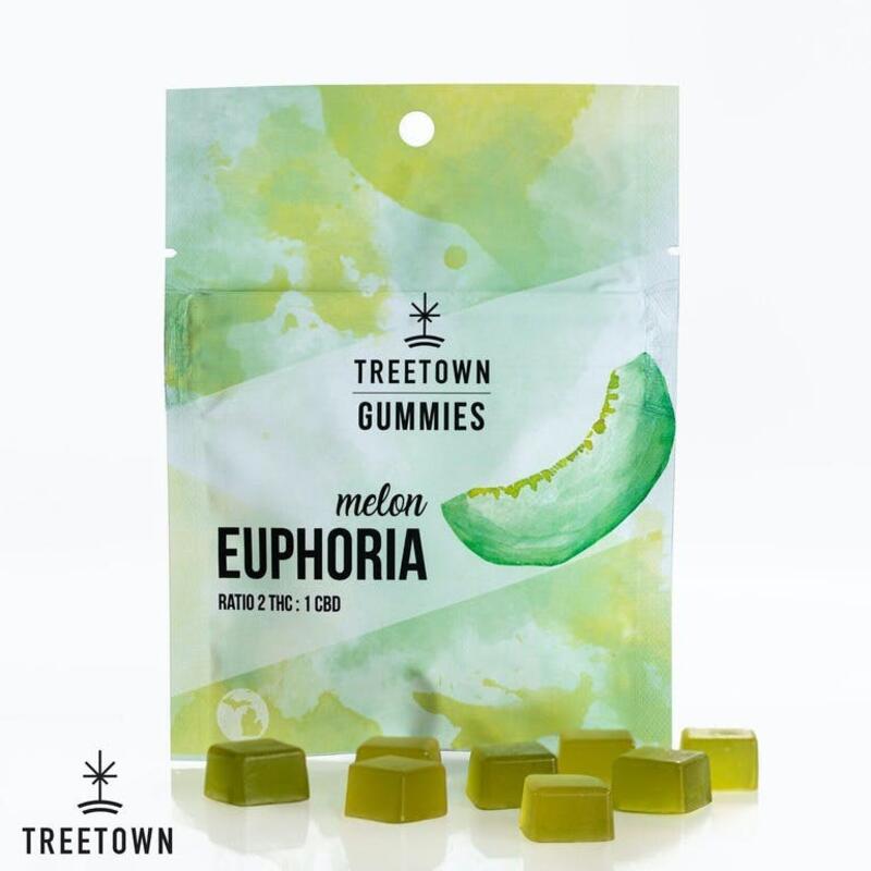 Treetown Melon Euphoria 2:1 Ratio Gummies