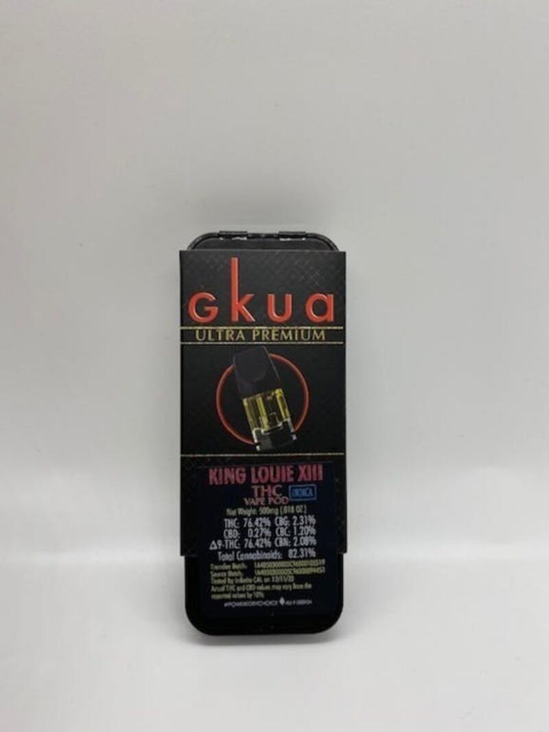 Gkua King Louie XIII .5g Premium Vape Pod