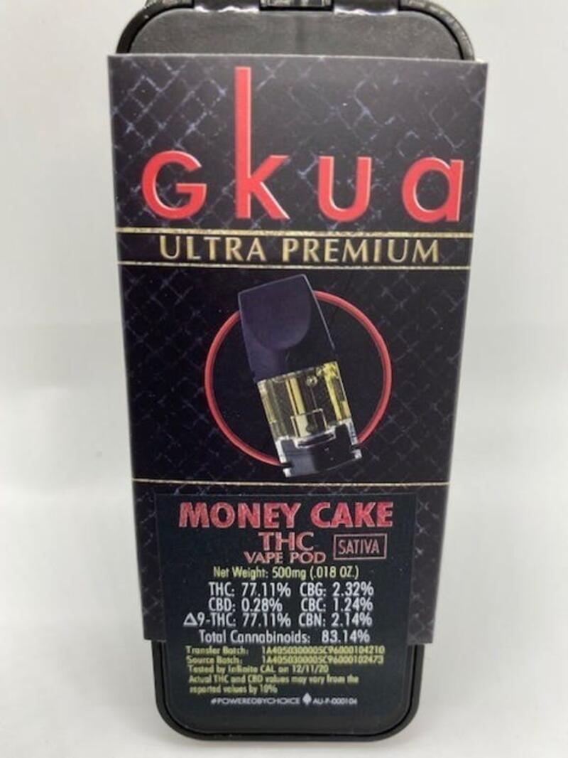 Gkua Money Cake .5g Premium Vape Pod
