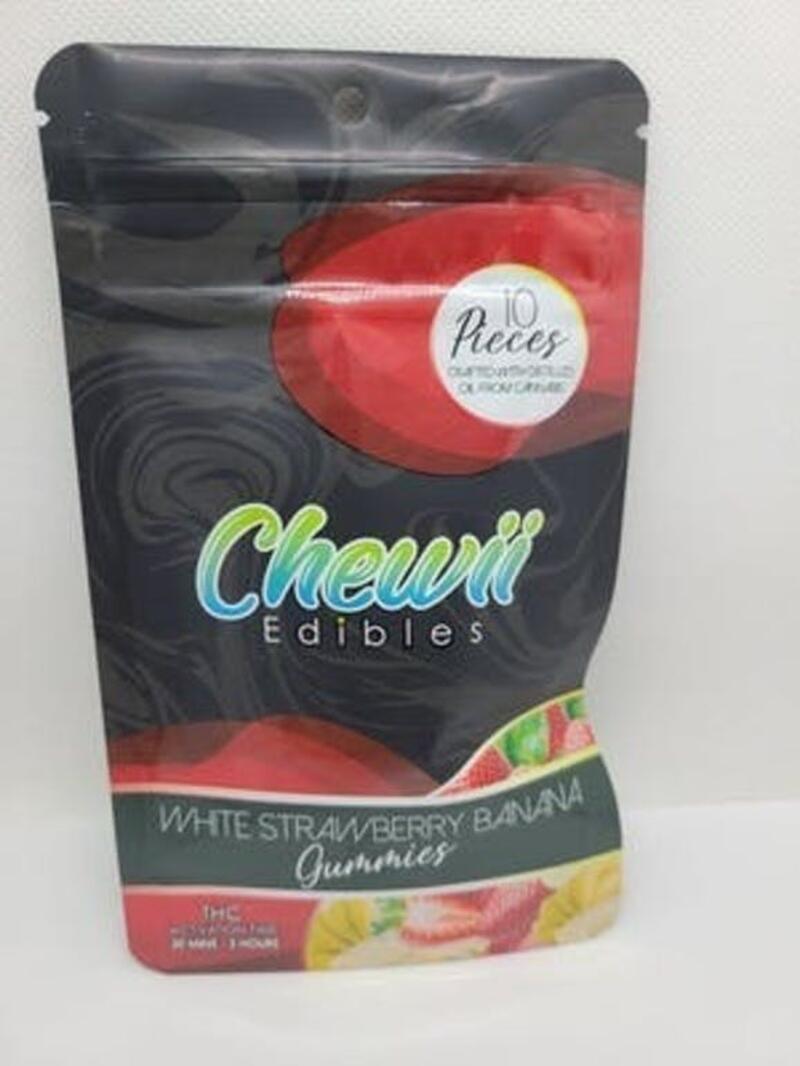 Chewii - White Strawberry Banana 100mg Gummies
