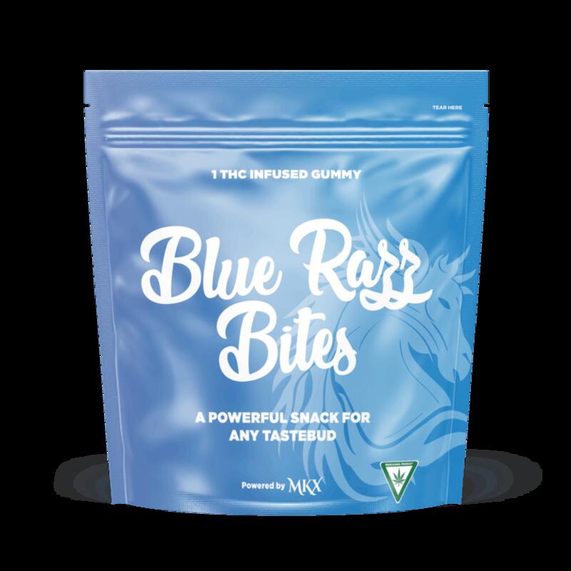 Blue Razz Bites | 1 THC Infused Gummy | 25mg