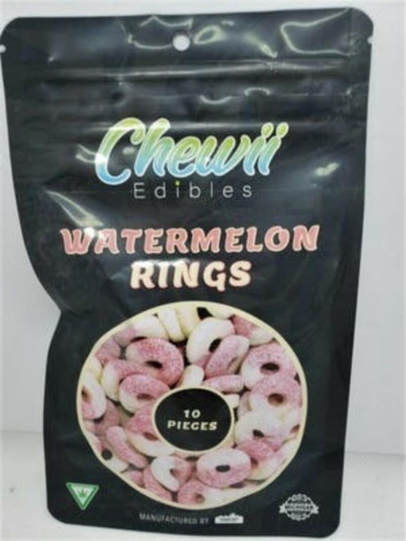 Chewii - 100mg Watermelon Gummy Rings